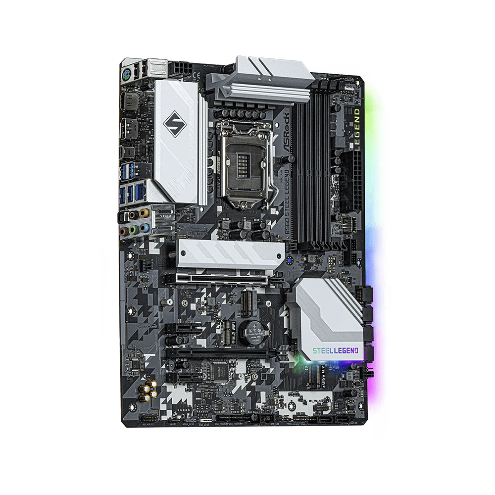 ASRock B560 STEEL LEGEND Motherboard LGA1200 Support i9-10900K i7