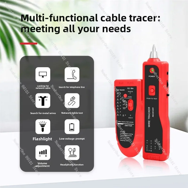Anti-Burn Multi-Function Line Finder Network Finder Wired Inspection Data Checker Line Tester