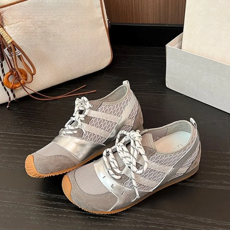 

New Women Shoes Exquisite Genuine Leather Moral Training Shoes for Woman Fashion Sports Casual Shoe Designer Shoes Zapatos Mujer