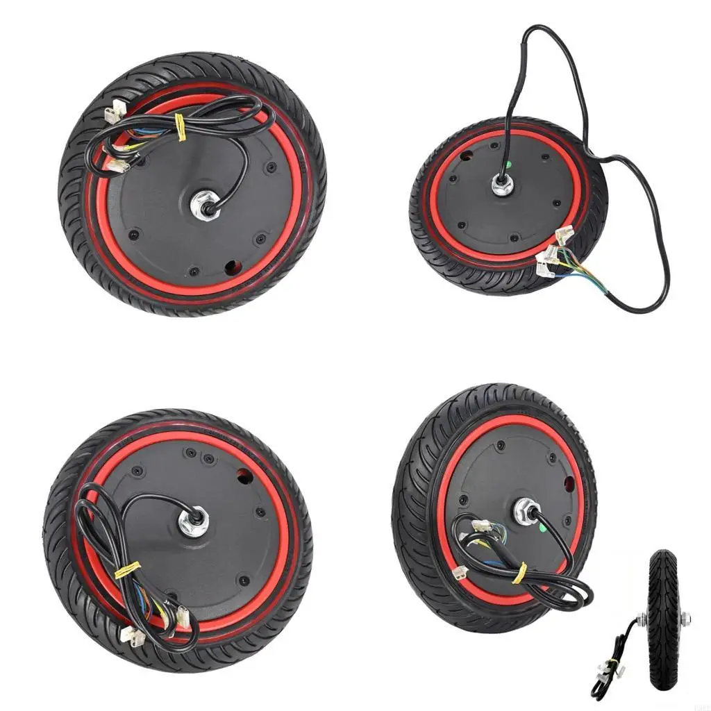 

8.5 Inch 350 Watt Electric Scooter Front Wheel Air Filled Tire Motor For M365 H9EE