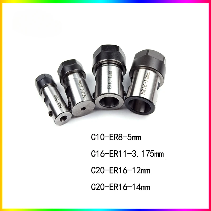 

ER8 ER11 ER16 ER20 motor shaft tool holder c10 c16 c20 c25 er8a er11a er16a er16m er20a er20m 3.175mm 4mm 5mm 12mm 14mm 18mm rod