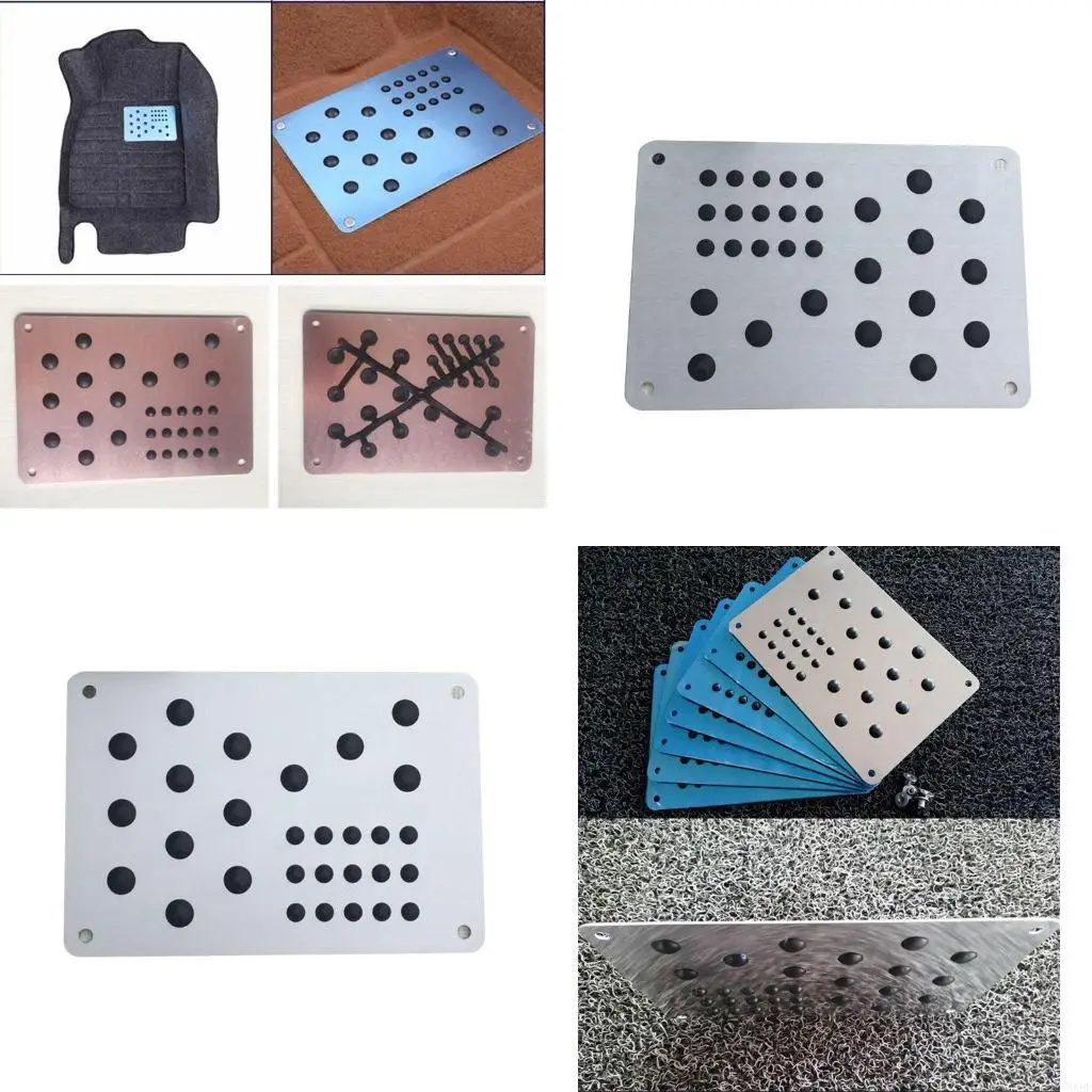 6XDF Floor Mat Foot Heel Scuff Plate Non-slip Carpet Patch Wear Plate Anti-skid Pad
