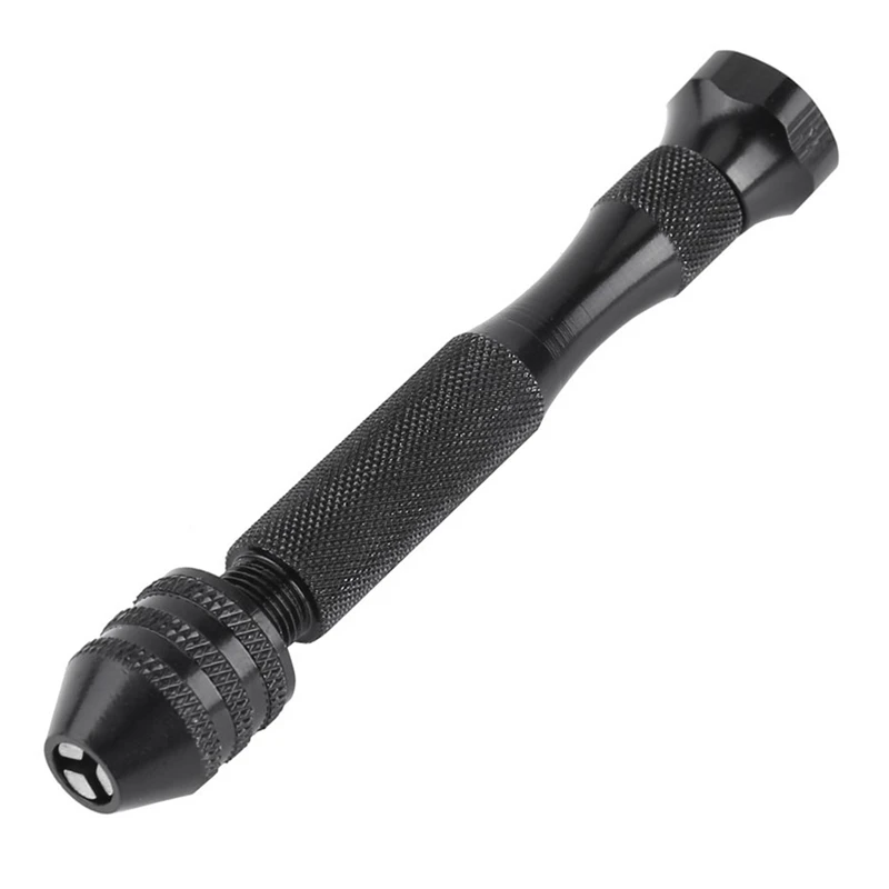 A23T Mini Hand Drill Manual Twist Drill 0.3-3.6mm Chuck 25 HSS Bits for Wood Plastic Rubber Crafts Jewelry Making