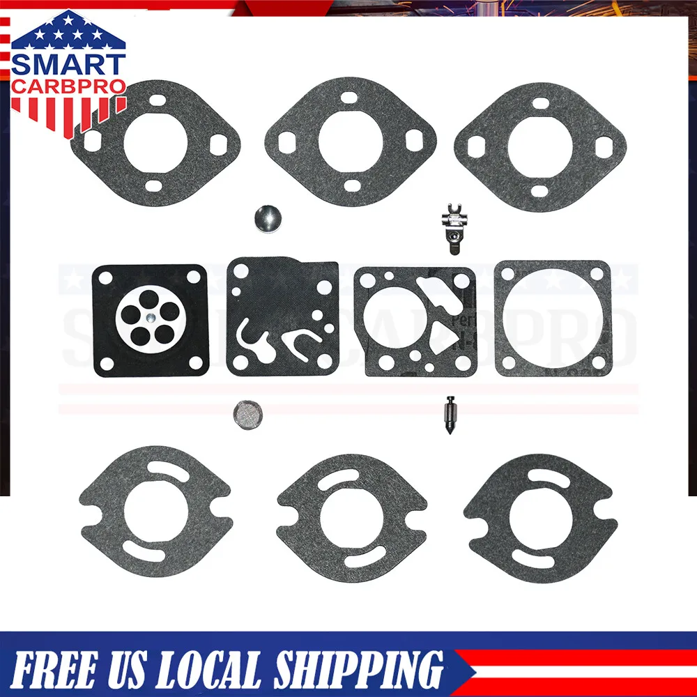 FOR TECUMSEH TC200 TC300 CARBURETOR REPAIR TILLOTSON RK21 HU CARB REBUILD KIT