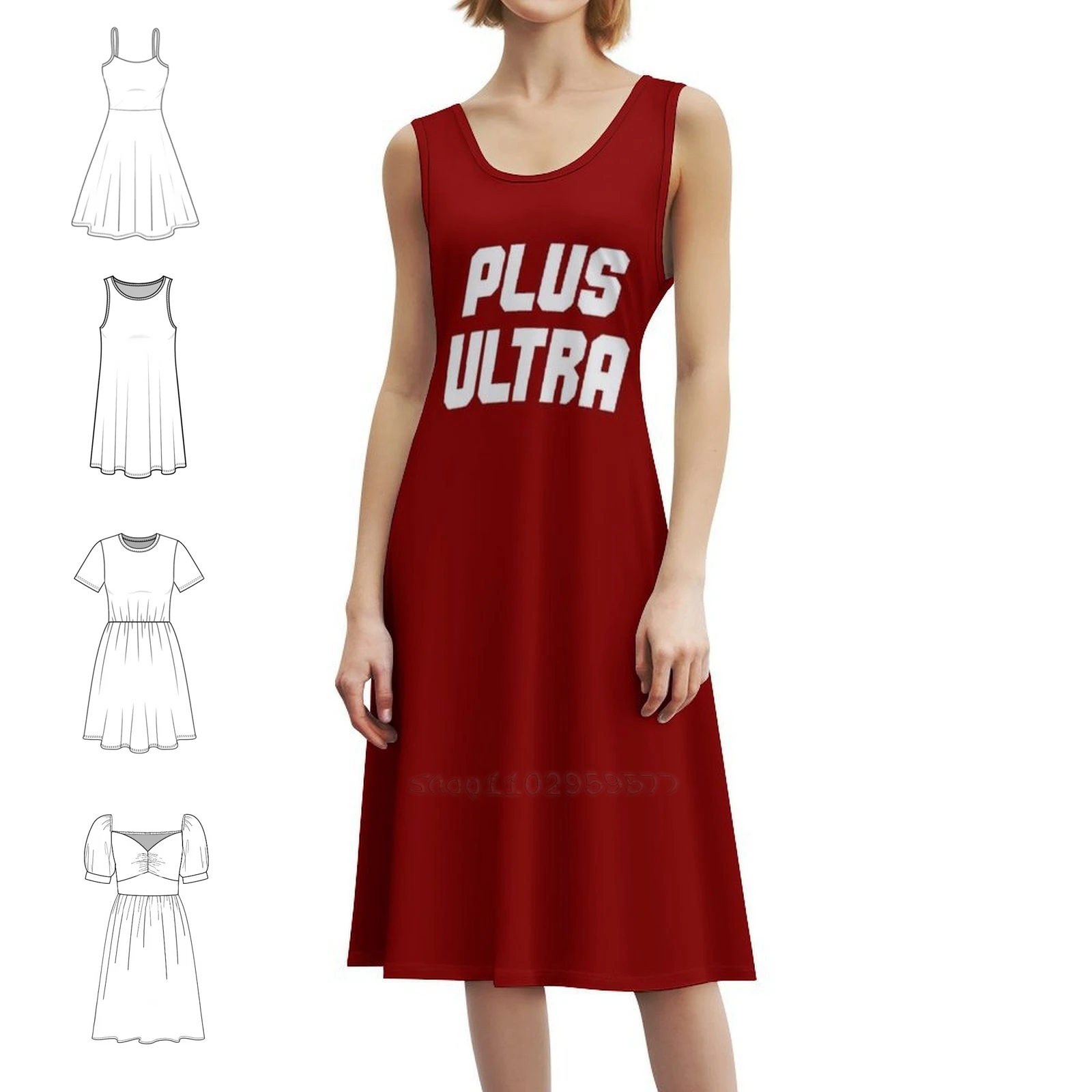 

Плюс ультра винтажное богемное платье с пышными рукавами или без рукавов, варианты женского платья Kohei Fanart Bnha Oru Maito, аниме, манга