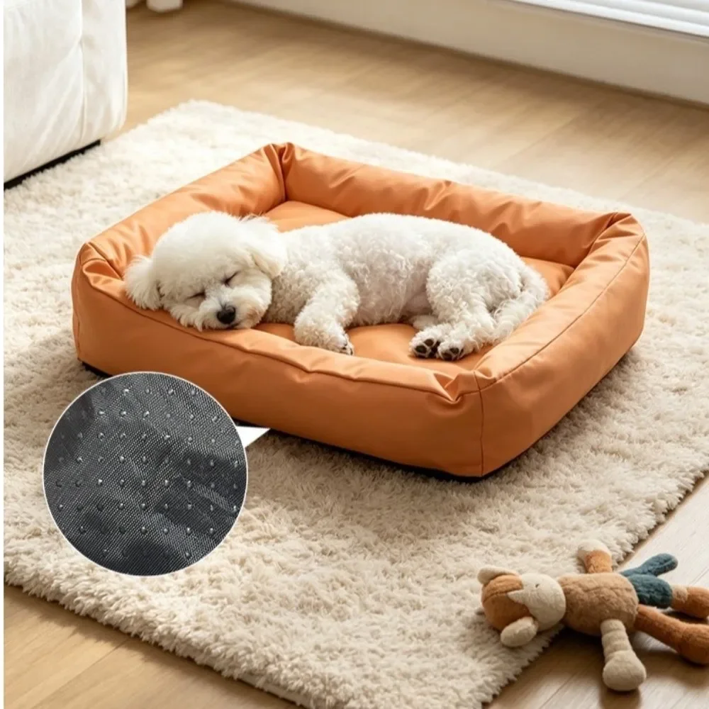 HLH Comfortable Waterproof Cat Sofa Bed Removable Zipper Style Dog Sleeping Mat Wear Resistant Nonskid Bottom Pet Kennel All Sea