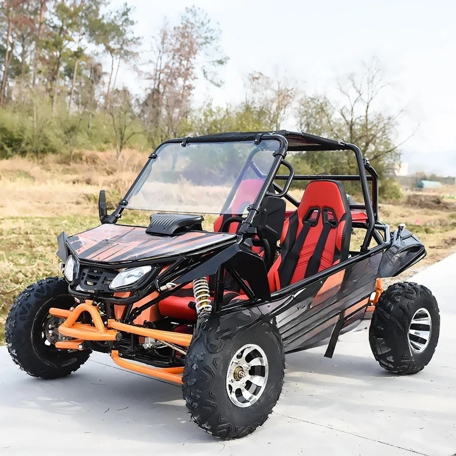 

Взрослый газовый внедорожный картинг на 4 колесах, двухместный багги для продажи, развлекательное оборудование для картинга на открытом воздухе в парке аттракционов