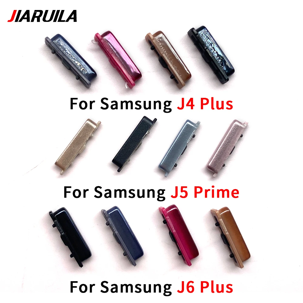 For Samsung J2 Core J4 J6 Plus J5 J7 Prime Core SIde Volume Button + Power ON / OFF Buttton Key Set Replacement Part
