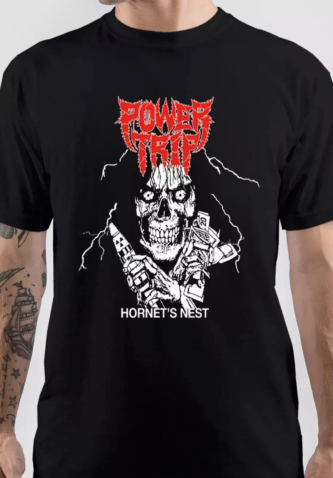 HORNETS NEST POWER TRIP T-SHIRT SIZE S-5XL