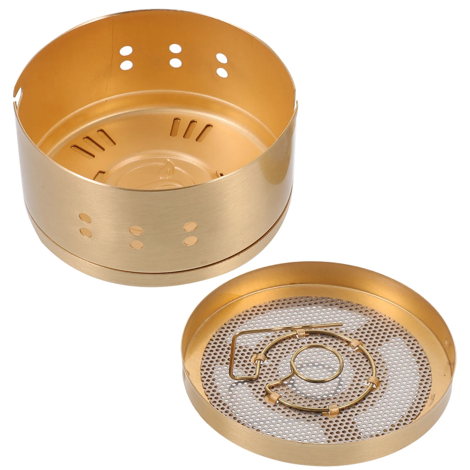 Copper Moxa Box Adjustable Temperature Control Portable Moxa Cone Holder Effective for Cold Joint Pain Daily Therapy Massage