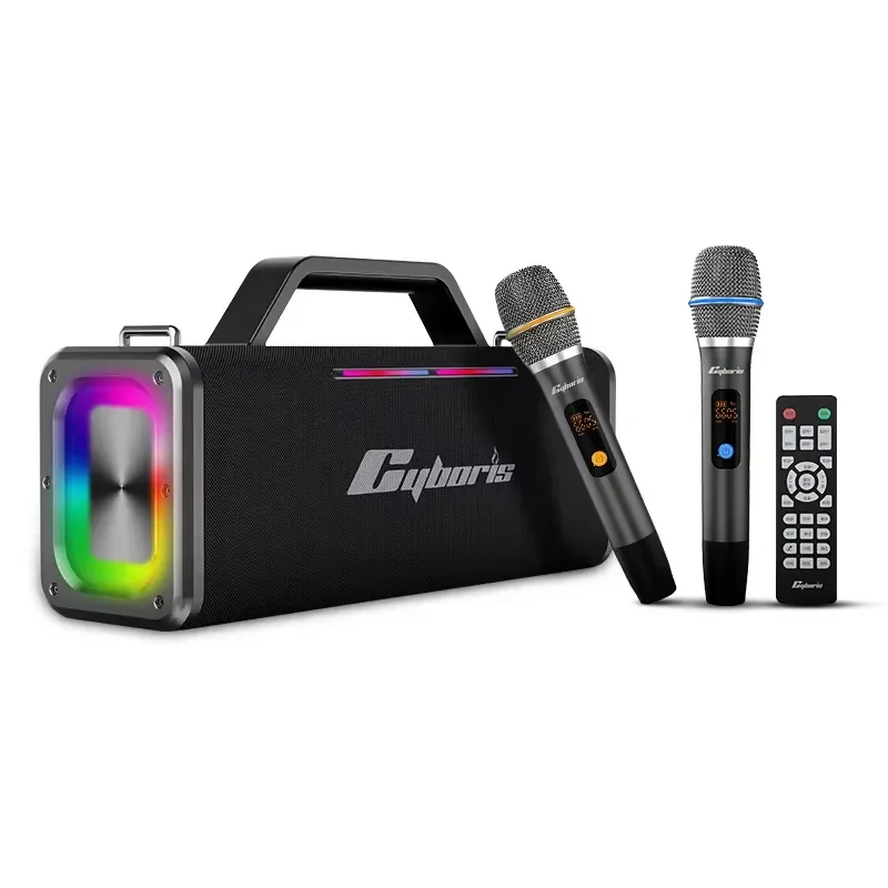 New Arrival X12 200W High-Power Subwoofer Speaker Portable Stronger Stability Wireless Support for KARAOKE Mics IPX6 for