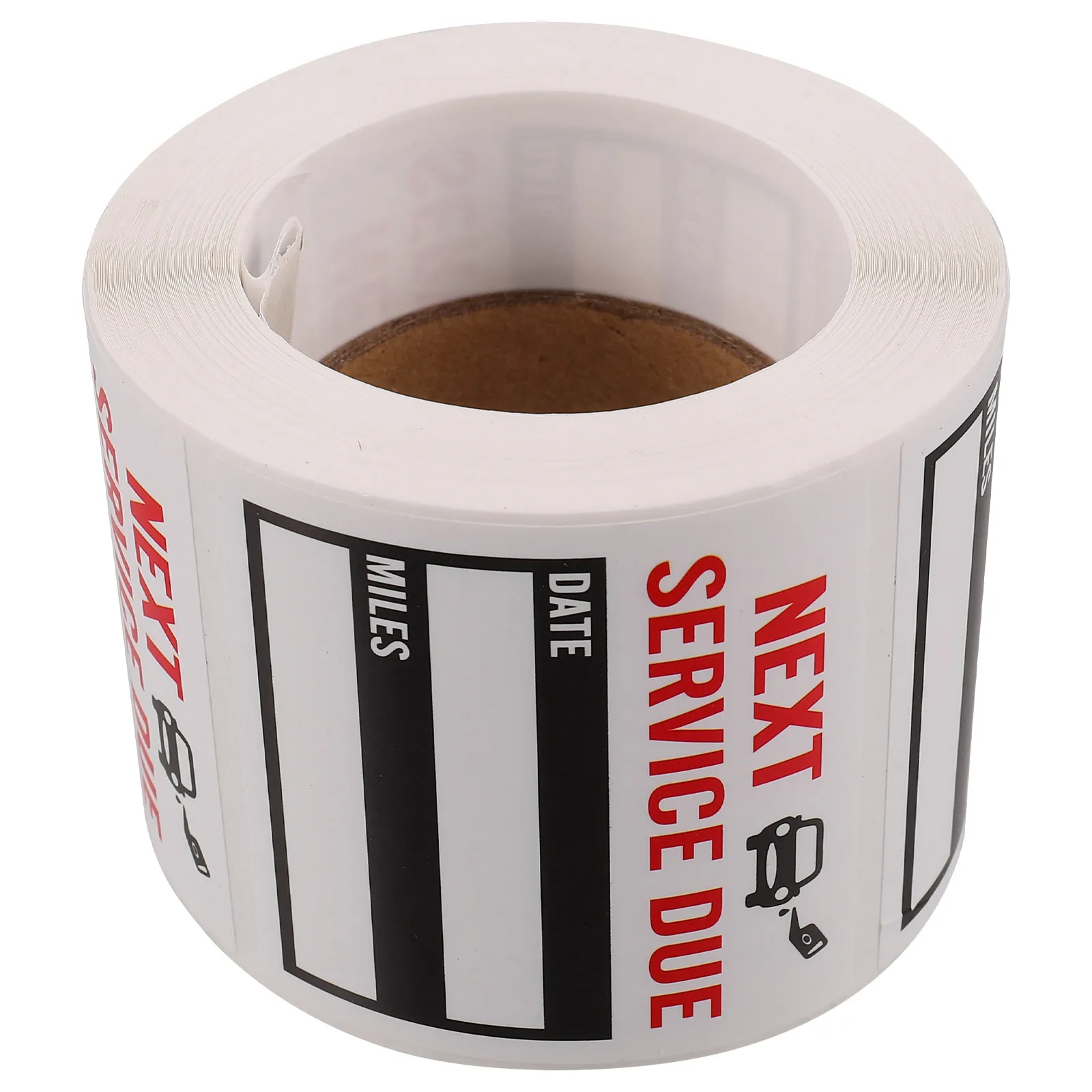 Oil Change Service Sticker Roll Car Maintenance Reminder Label Strong Adhesion No Residue Easy Apply Remove Car Service Due