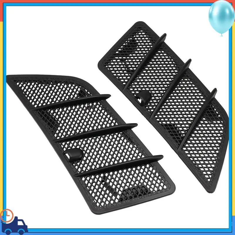 

A90Q-2Pcs Car Front Hood Air Vent Grille Cover Air Flow Intake Hoods For Mercedes Benz W164 ML / GL Class 2008-2011