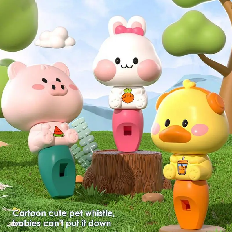 Kids Trumpet Small Whistles Cartoon Animals Shape Musical Instruments Funny Blow Horn Learning Educational Toys Children Gifts