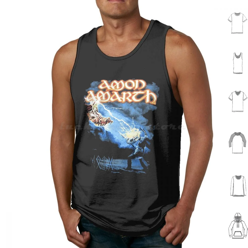 Logo Amon Amarth Essential Tank Tops Print Cotton Amon Amarth Music Amon Amarth Amon Amarth Amon Amarth Band Amon Amarth