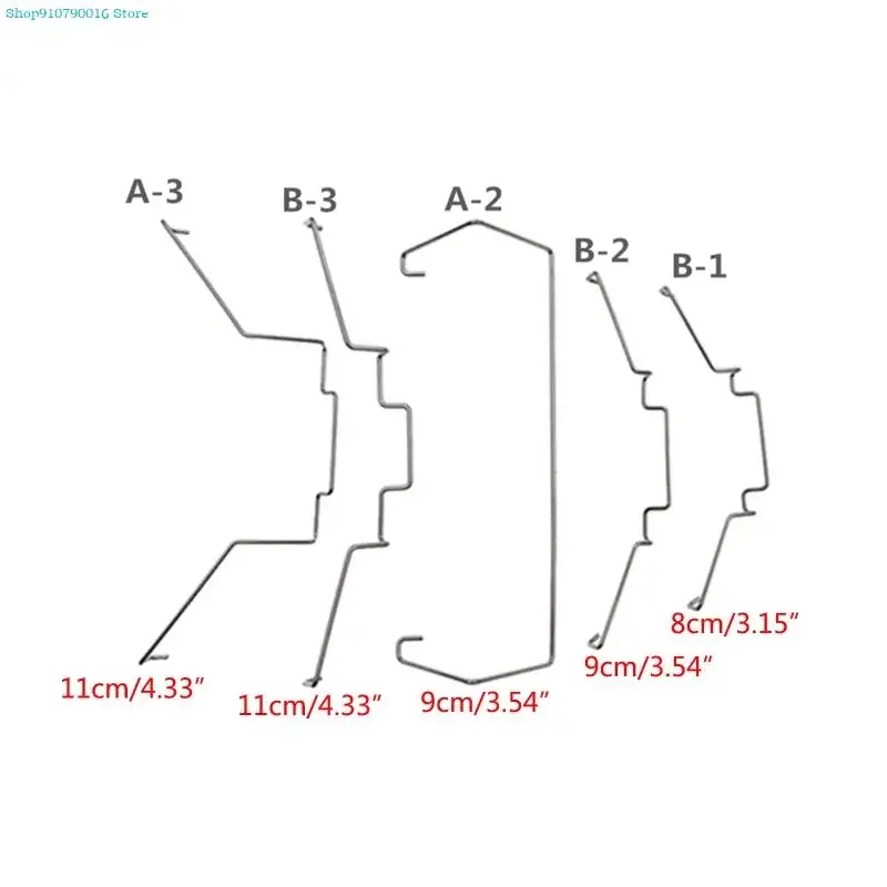 

Fan Clip 8/ 9/ 12 Fan Mounting On CPU Coolers Steel Clip Easy Smooth To Build 2pcs