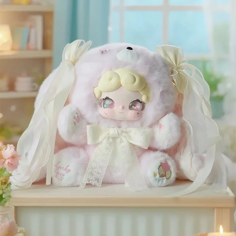 

Lucky Deer Nai Sweet Tea Bunny 600% серия слепая коробка Kawaii Bunny Doll Mystery Box Фигурка-сюрприз Сумка Подвеска Игрушки Подарок