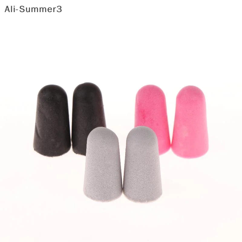 

10 Pairs Work Study Sleep Aid Ear Care Reusable Travel Aircraft Noise Reduction Soft Foam Ear Plugs Anti Noise Earplugs