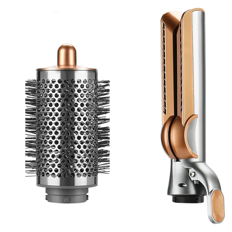 

【NEWLY】Large Round Brush & Airflow Attachment For Dyson Airwrap Styler HS01 HS05 HS08 For Smooth Hair Style And Hair Curling