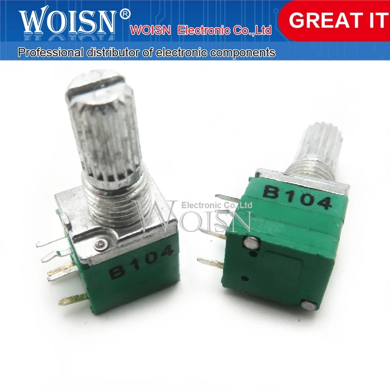 5-pin single audio amplifier potentiometer RV097NS B100K(104)