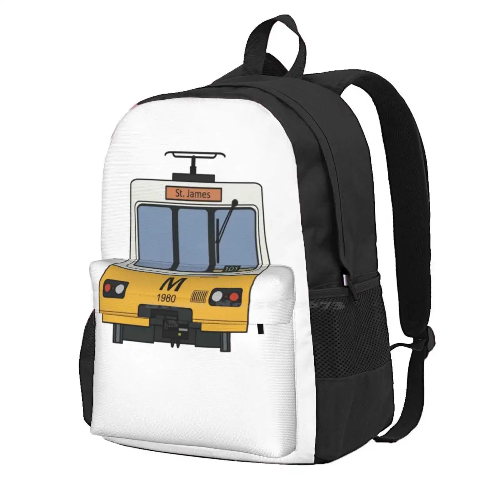 Tyne And Wear Metro (1980) Hot Sale Schoolbag Backpack Fashion Bags Tyne And Wear Metro Newcastle Upon Tyne North East Uk Train