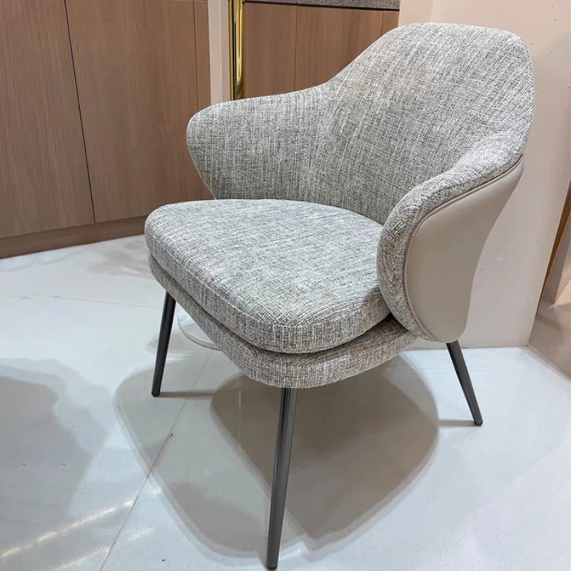 

Modern Design Arm Dining Chairs Nordic Conference Gamer Hotel Vanity Chair Wating Events Single Stuhl Kitchen Furniture XR50BY