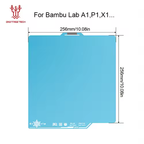 BIQU Panda Build Plate CryoGrip Pro Coating No Clog Spring Steel Double-sided for BambuLab Voron Kobra Adventurer 5M 3D Printer - Image 11