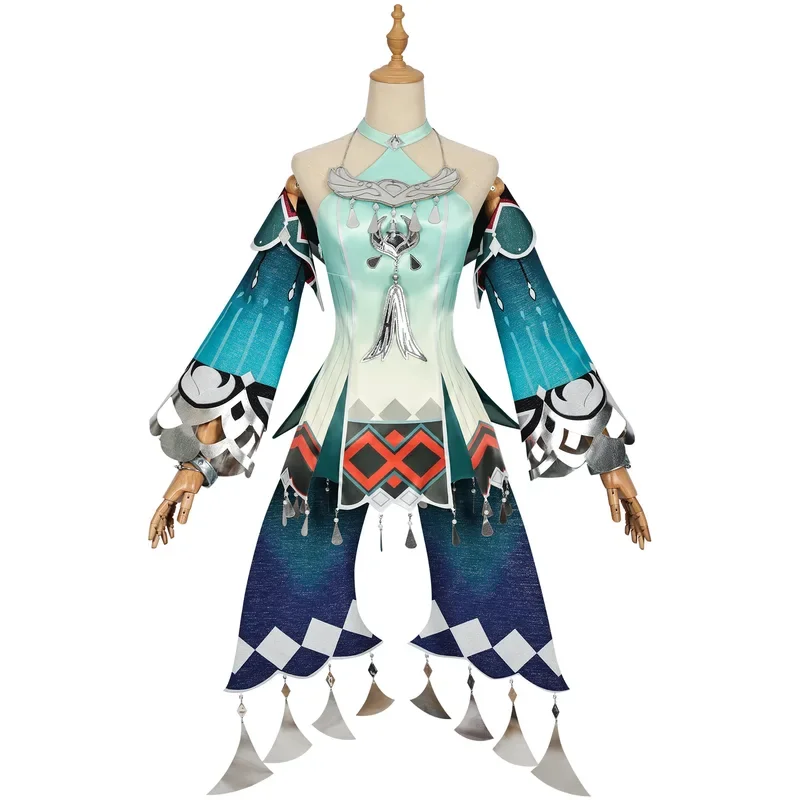 MN1 Lan Yan Cosplay juego disfraz peluca Anime uniforme fiesta de Halloween ropa de juego de rol 8/yG