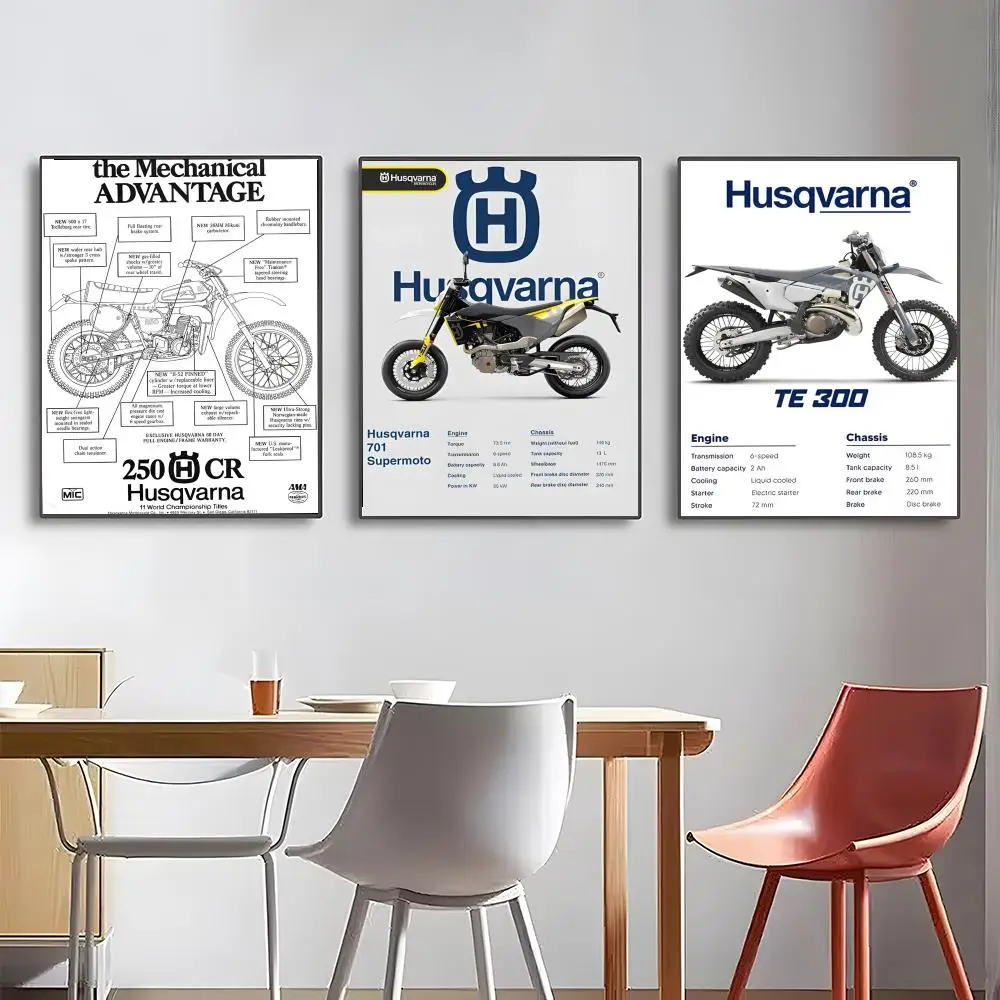 H-Husqvarna-S Poster High-definition posters, wall art for living room and home decor.