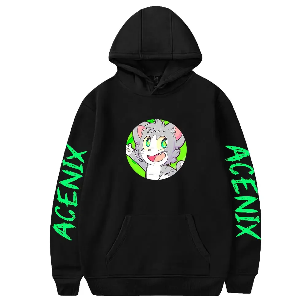 Acenix Merch Funny Hoodie Hip Hop Graphic Sweatshirts Poleron Hombre Unisex Streetwear Harajuku Tracksuit Oversized Clothes