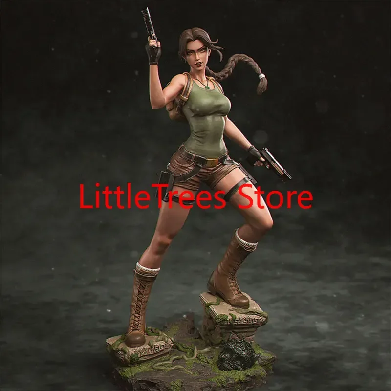 

1/24 1/18 Resin Model Kit Explorer Girl Figurine Unpainted No Color RW-1421