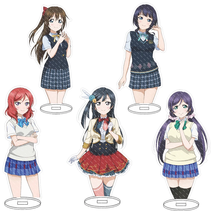 16CM Anime Acryl-Ständer Love Live! School Idol Festival Kosaka Honoka Minami Kotori Sonoda Umi Cosplay-Figuren Ornamente Geschenke