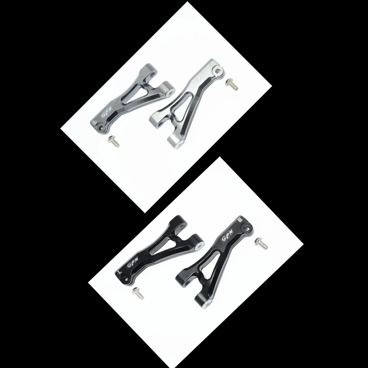 GPM ARRMA Senton 6S BLX Super-Duty Short Course R/C Racing Aluminum Front Upper Control Arms for Rock Crawler