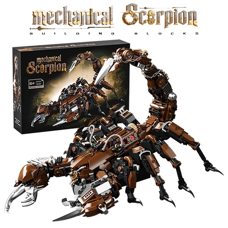 Mechanische Schorpioen Bouwstenen Cyberpunk Robot Diermodel Technische Stenen Set Bouwspeelgoed Cadeaus Volwassenen Kinderen 1074 Stuks