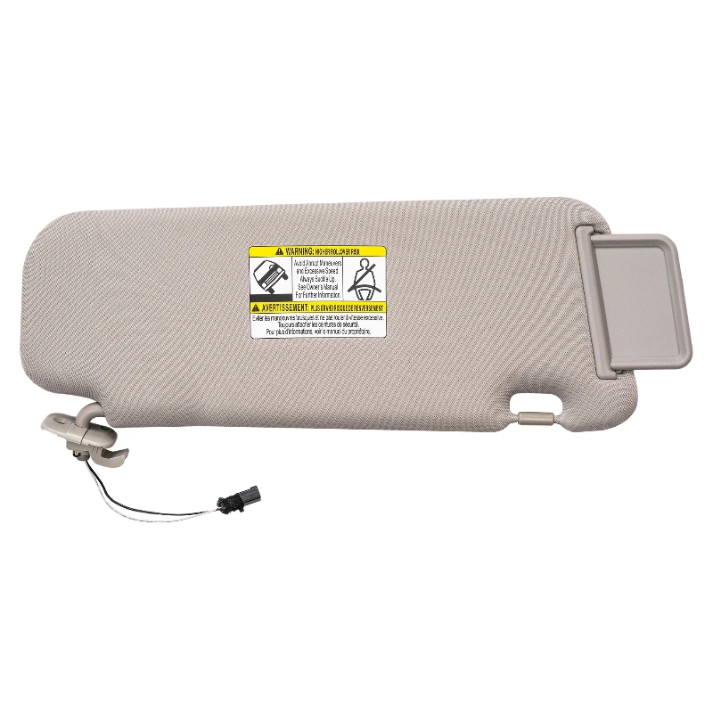 For Mazda CX-9 CX9 2010-2015 Grey Beige Left Right Driver Passenger Side Sun Visor Sunvisor Sunshade with Light TDY1-69-320