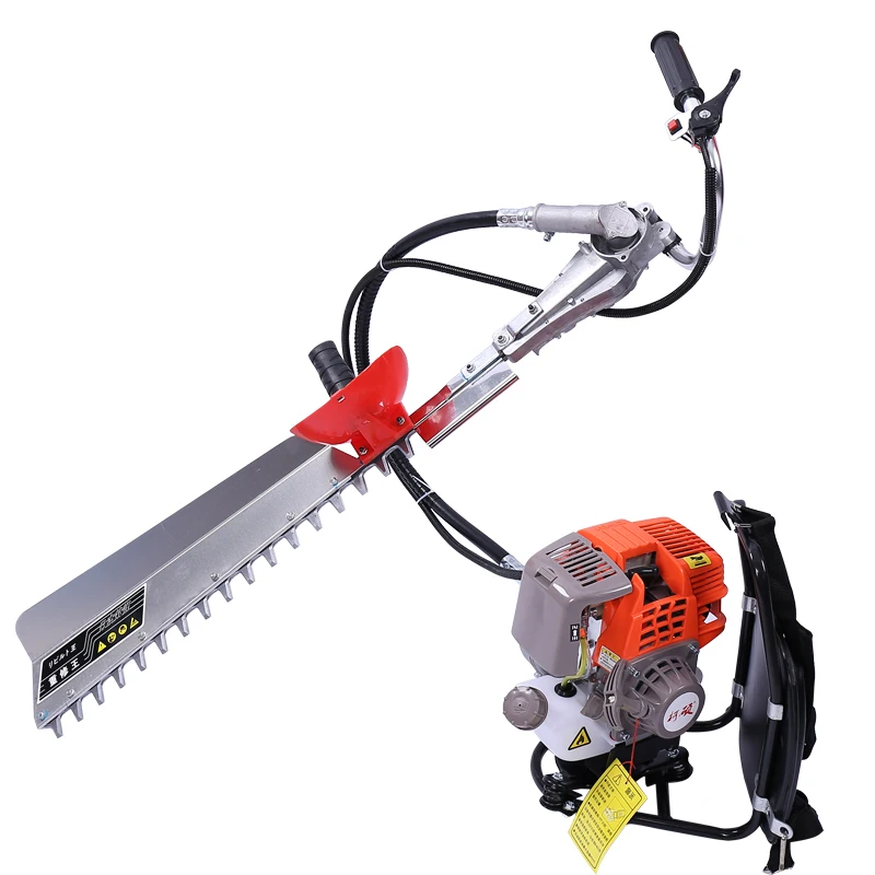 Knapsack hedge trimmer gasoline tea trimmer tea picker picking machine hedge trimmer pruning heavy trimming lawn mower