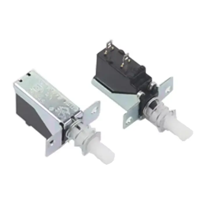 【10-5PCS】Power Switch 2Pin Outer Spring 5A For Range Hood Straight Key Self-Locking switch KCD-A10 SW-3 A04