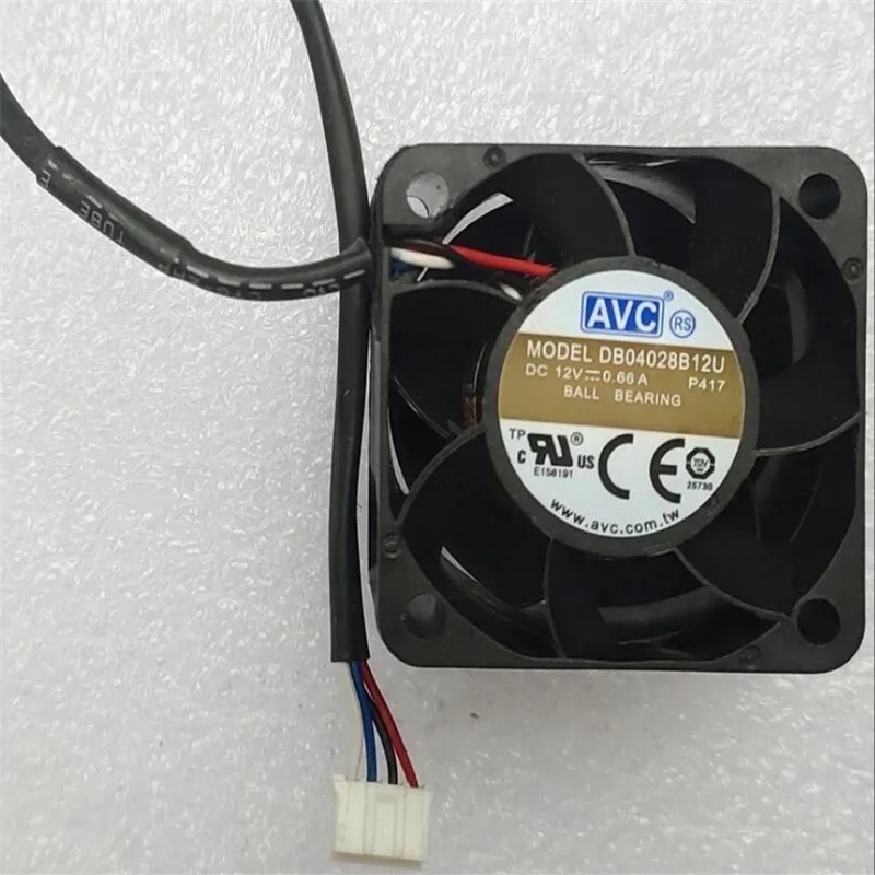 

AVC 4028 4CM DB04028B12U 12V 0.66A 4 line speed regulating double ball fan with large air volume