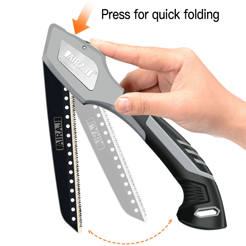 Hand Saw SK5 Folding Saw AIRAJ Woodworking Cutting Saw Tree Pruning Handle Collapsible Sharp Upgrade Camping Professional Saw