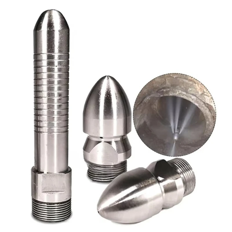 

High pressure machine accessories Water rat dredging pipe cleaning machine nozzle Sewer drainage cleaning nozzle