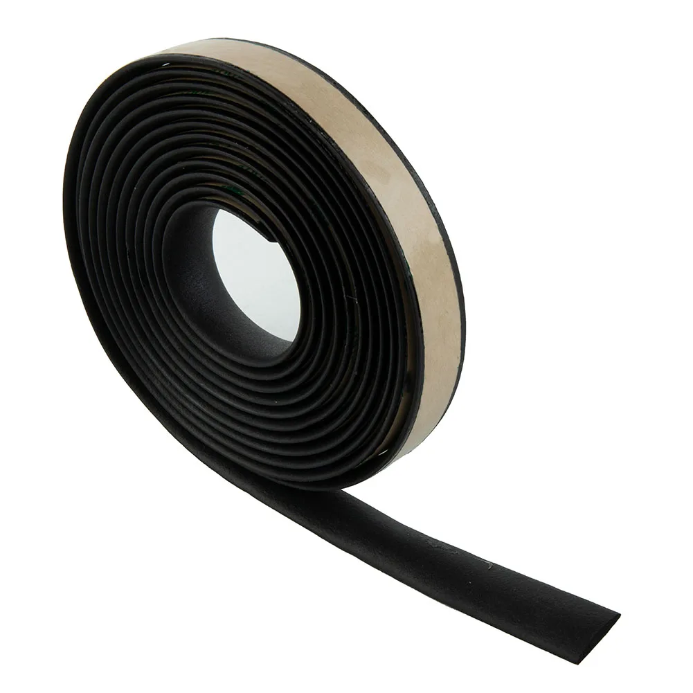 1pc Car Sealing Strip Waterproof 3 Meter Weatherstrip Black Windshield Dustproof Protective Trim Double-sided tape