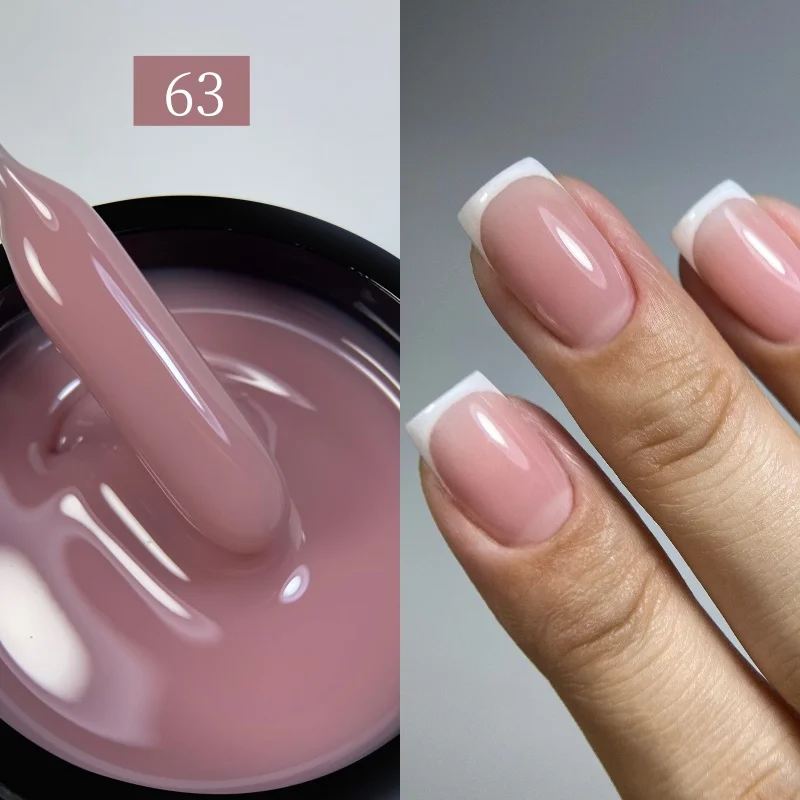 MSHARE 50 مللي الطفل الوردي منشئ الأظافر هلام هيما Tpo الحرة هلام مسمار البناء الذاتي التسوية هلام ل وصلات لإطالة الأظافر UV Led