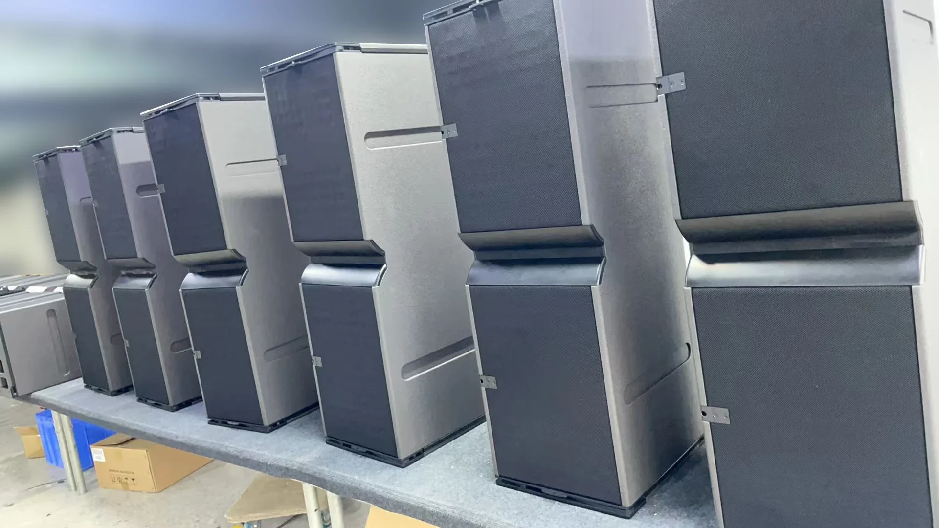 Passive Sound 3 Way Twin 15 Inch Outdoor-line-array-speakers