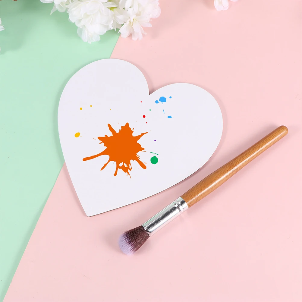 

10Pcs Resistance Cotton Drawing Board Heart Shape for Artist Tools Boards for Painting Stretched Canvas