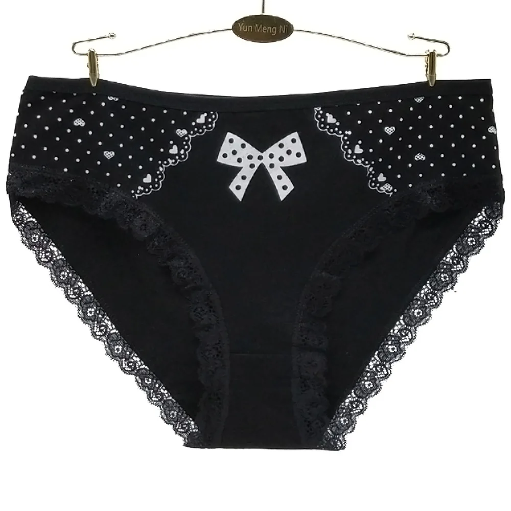 Cotton Panties Female Underpants Sexy Panties for Women Briefs Underwear Plus Size Bragas Mujer Pantys Lingerie Femme 6 Pcs/lot