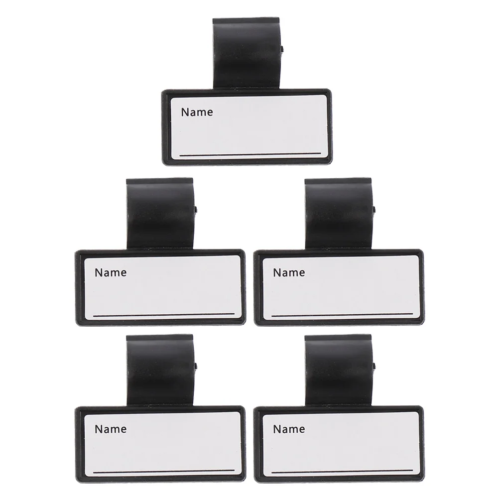

5 Pcs Stethoscope Holder The Sign Tube Tag Identifications Supplies Abs Plastic Supply Replacements