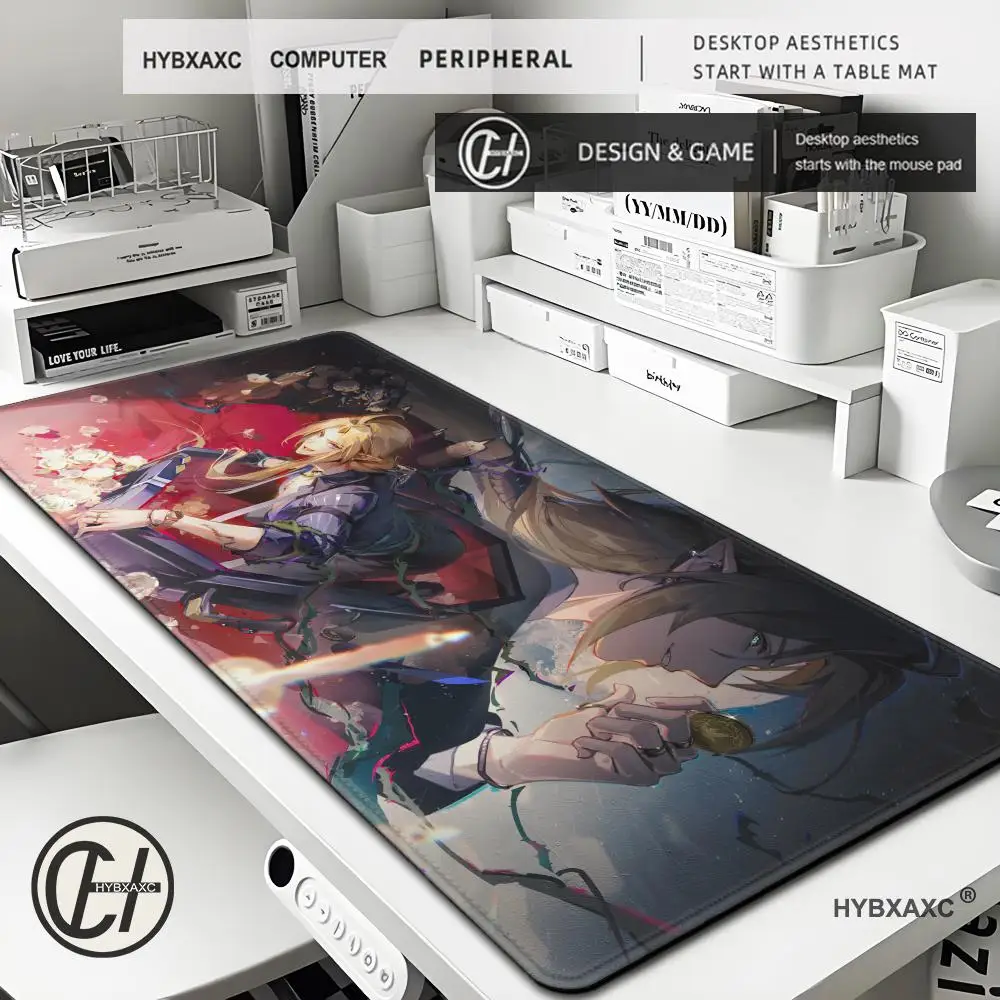 

ZZZ New Character Hugo Vlad Gaming Mouse Pad Zenless Zone Zero Keyboard Desk Mats XXL HD Printing Anime Mousepad