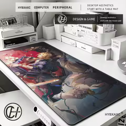 ZZZ New Character Hugo Vlad Gaming Mouse Pad Zenless Zone Zero Keyboard Desk Mats XXL HD Printing Anime Mousepad