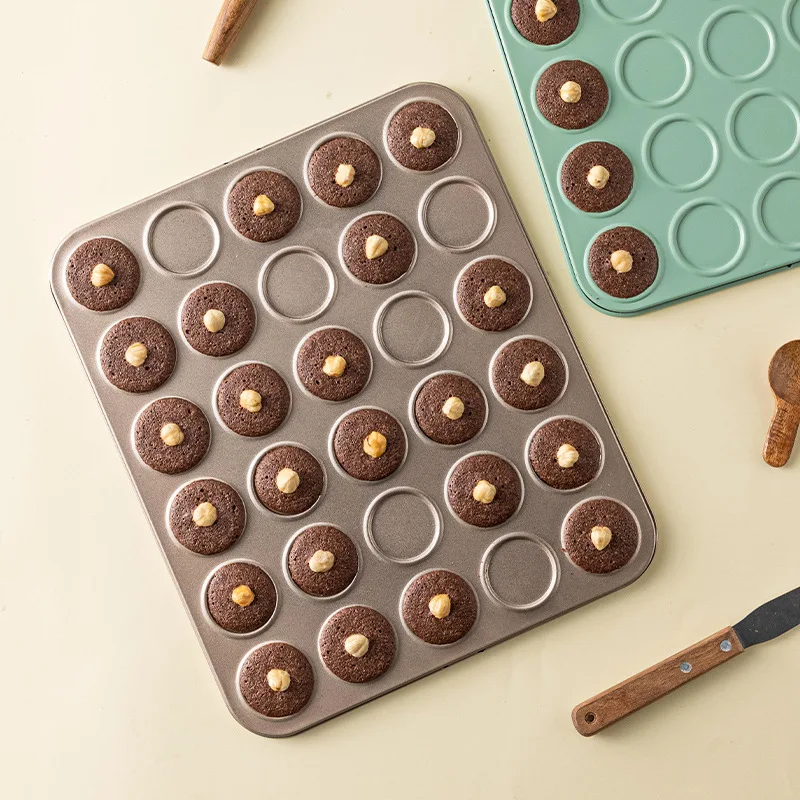 Metal Carbon Steel Macarons Bakeware Cookie Baking Tray Crispy Pie Plate DIY Kitchen Baking Tools Cake Biscuit Tools Cake Pan