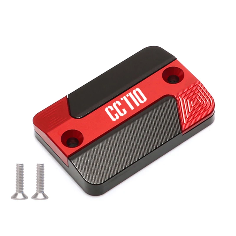 2025 جديد لهوندا الصليب شبل CC110 CC 110 دراجة نارية Accessoriea CNC الألومنيوم الجبهة الخلفية الفرامل خزان غطاء مع شعار cc110 #3